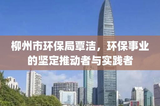 柳州市环保局覃洁，环保事业的坚定推动者与实践者