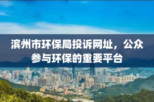 滨州市环保局投诉网址，公众参与环保的重要平台