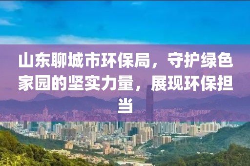 山东聊城市环保局，守护绿色家园的坚实力量，展现环保担当