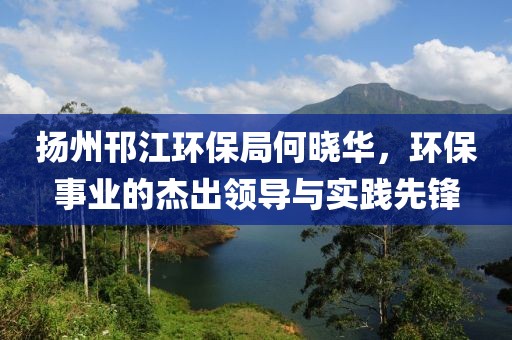 扬州邗江环保局何晓华，环保事业的杰出领导与实践先锋