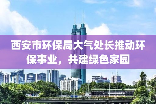 西安市环保局大气处长推动环保事业，共建绿色家园