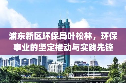 浦东新区环保局叶松林，环保事业的坚定推动与实践先锋