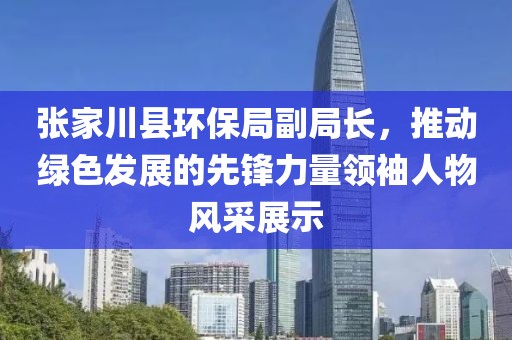 张家川县环保局副局长，推动绿色发展的先锋力量领袖人物风采展示