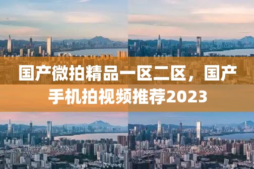 国产微拍精品一区二区，国产手机拍视频推荐2023