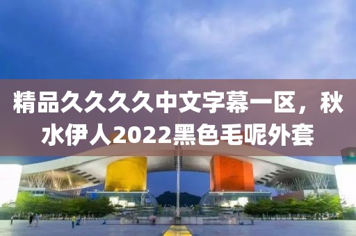 精品久久久久中文字幕一区，秋水伊人2022黑色毛呢外套