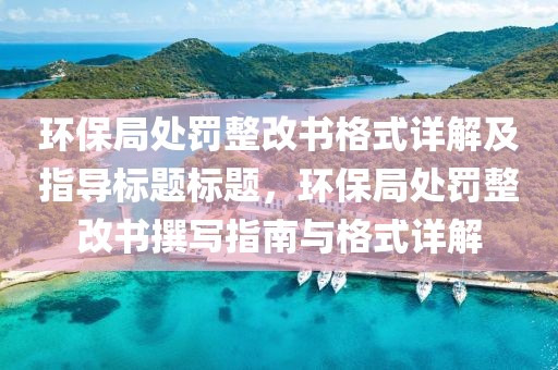 环保局处罚整改书格式详解及指导标题标题，环保局处罚整改书撰写指南与格式详解