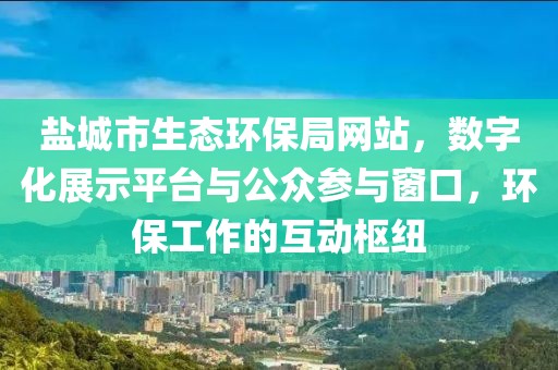 盐城市生态环保局网站，数字化展示平台与公众参与窗口，环保工作的互动枢纽