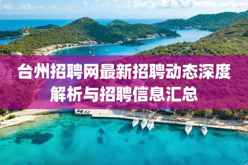 台州招聘网最新招聘动态深度解析与招聘信息汇总