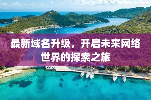 最新域名升级，开启未来网络世界的探索之旅