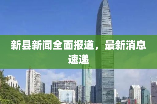 新县新闻全面报道，最新消息速递