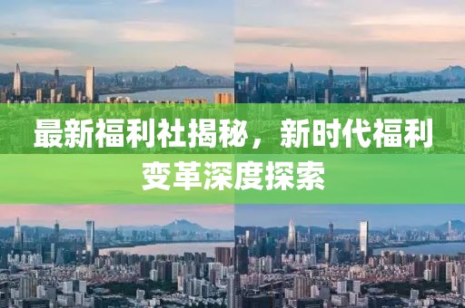 最新福利社揭秘，新时代福利变革深度探索