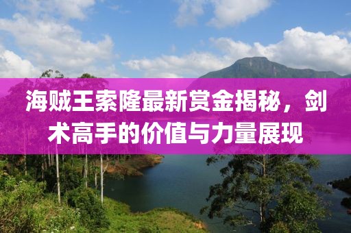 海贼王索隆最新赏金揭秘，剑术高手的价值与力量展现