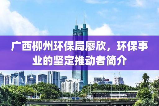 广西柳州环保局廖欣，环保事业的坚定推动者简介