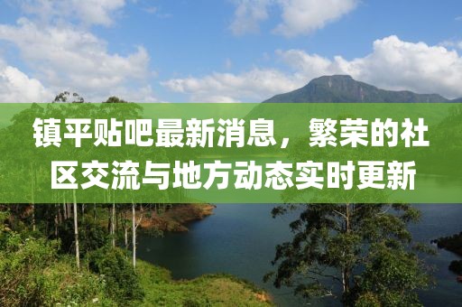 镇平贴吧最新消息，繁荣的社区交流与地方动态实时更新