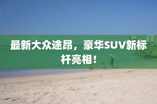 最新大众途昂，豪华SUV新标杆亮相！