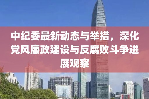 中纪委最新动态与举措，深化党风廉政建设与反腐败斗争进展观察