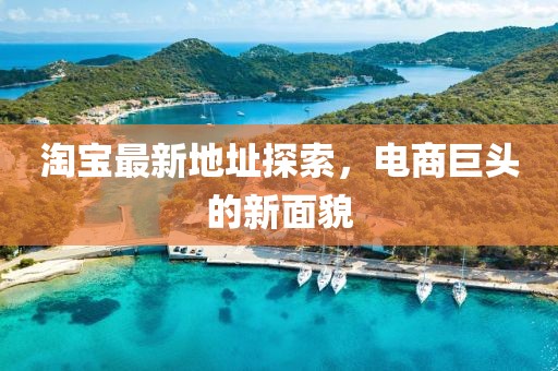 淘宝最新地址探索，电商巨头的新面貌