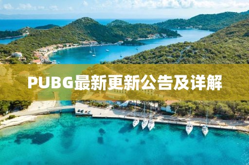 PUBG最新更新公告及详解