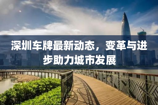 深圳车牌最新动态，变革与进步助力城市发展