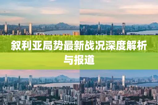 叙利亚局势最新战况深度解析与报道