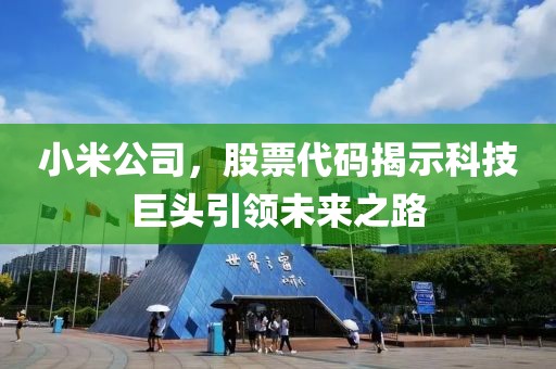 小米公司，股票代码揭示科技巨头引领未来之路