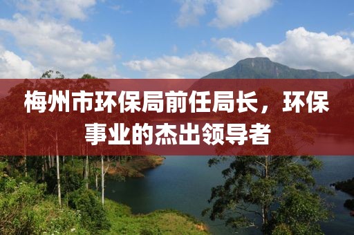 梅州市环保局前任局长，环保事业的杰出领导者