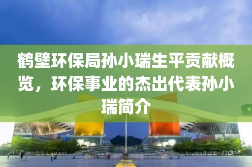 鹤壁环保局孙小瑞生平贡献概览，环保事业的杰出代表孙小瑞简介