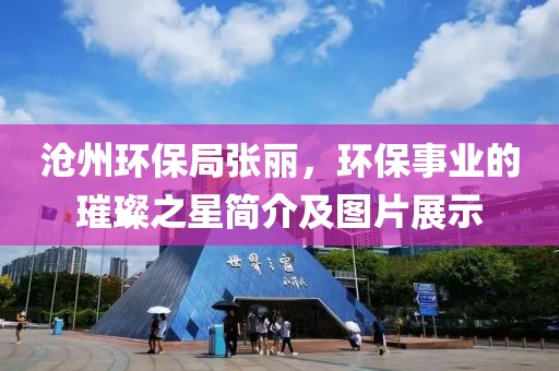 沧州环保局张丽，环保事业的璀璨之星简介及图片展示